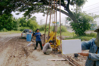 โครงการท่อส่งก๊าซธรรมชาติ NGV แก่งคอย จ.สระบุรี ถ.มิตรภาพ กม.122+000 ด้านขาเข้ากรุงเทพฯ